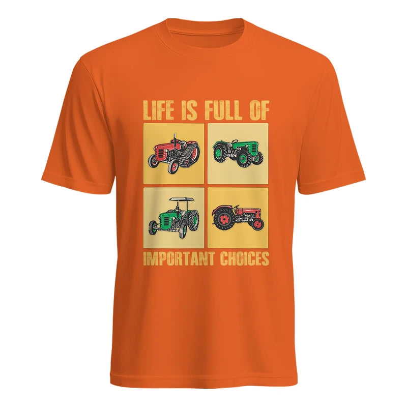 Image of Life Is Full Of Important Choices 38 - Unisex Heavy Cotton Tee