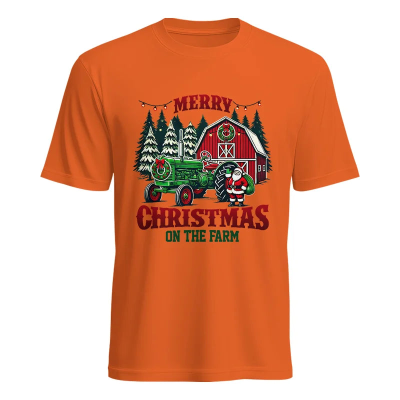 Image of Merry Christmas On The Farm 3 - Unisex Heavy Cotton Tee