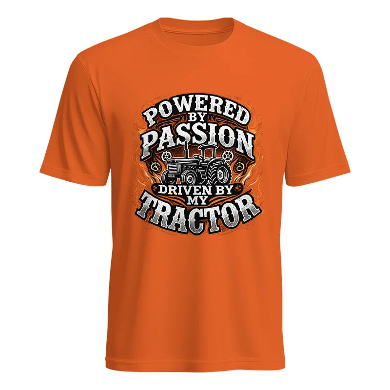 Powered By Passion Driven By My Tractor 5 - Unisex Heavy Cotton Tee