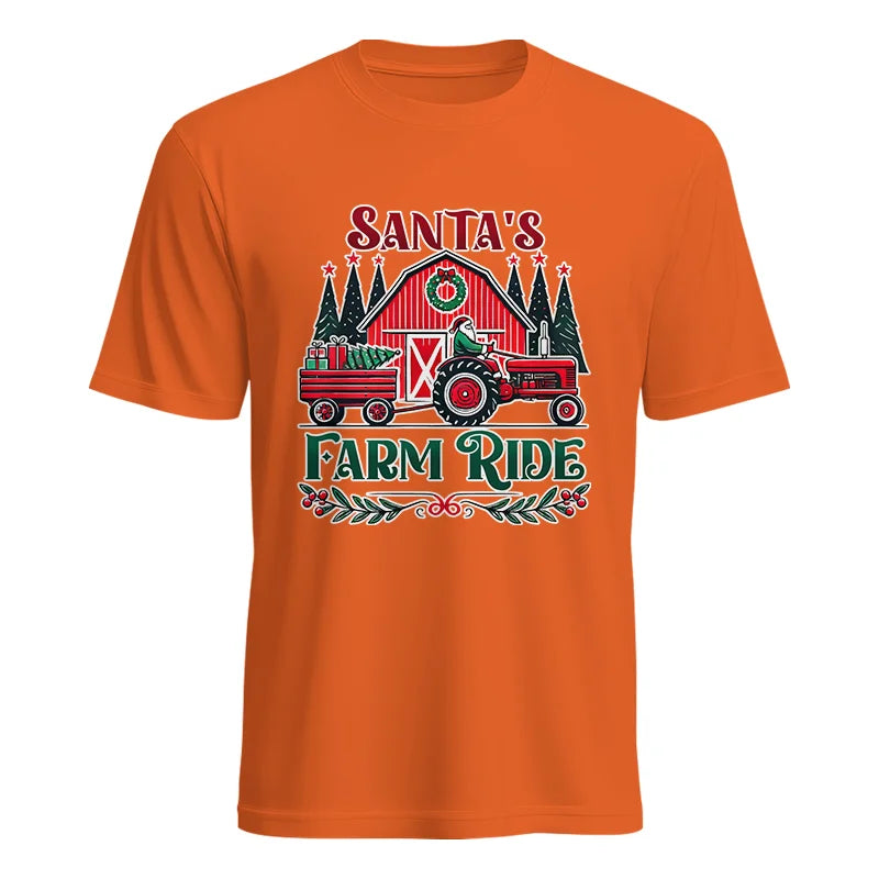 Santa's Farm Ride 1 - Unisex Heavy Cotton Tee