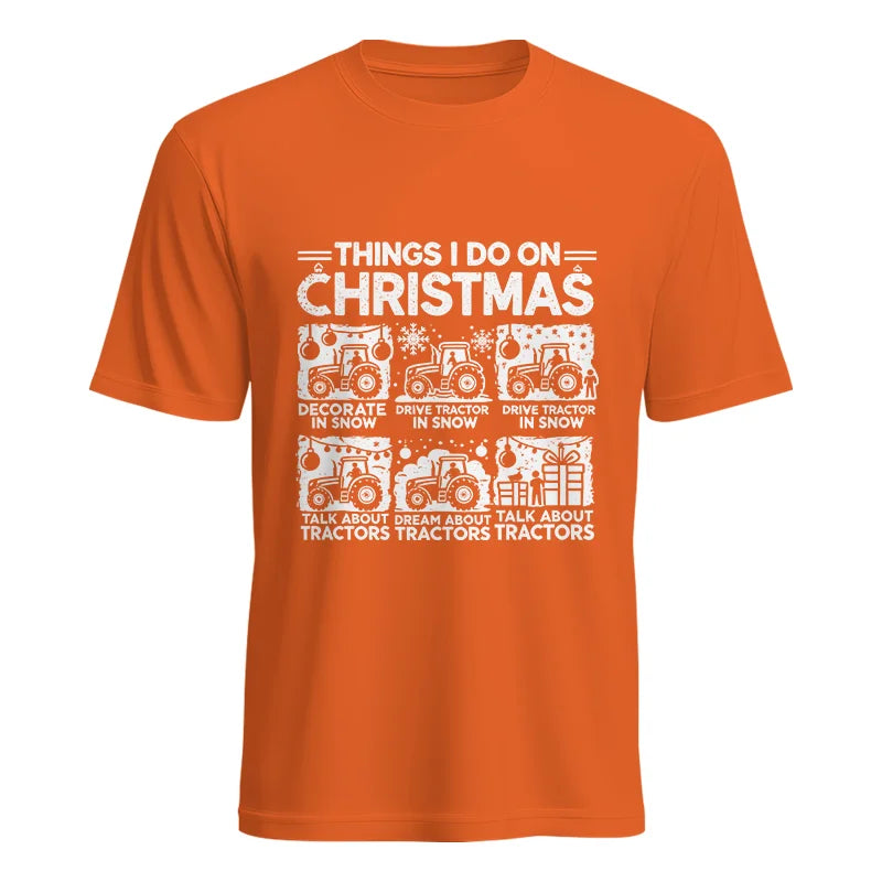 Image of Things I Do On Christmas - Unisex Heavy Cotton Tee