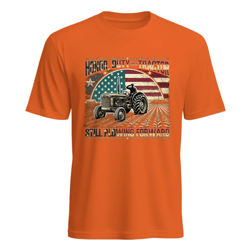 Veteran Farmer Honor Duty And A Tractor 1 - Unisex Heavy Cotton Tee