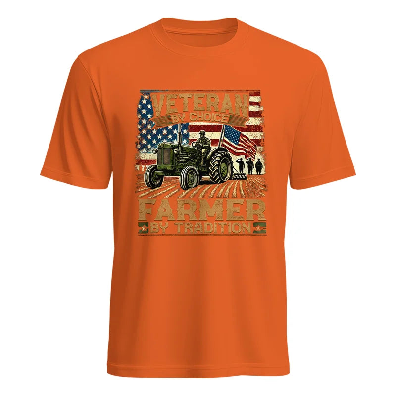 Veteran Farmer Veteran By Choice_Farmer By Tradition - Unisex Heavy Cotton Tee