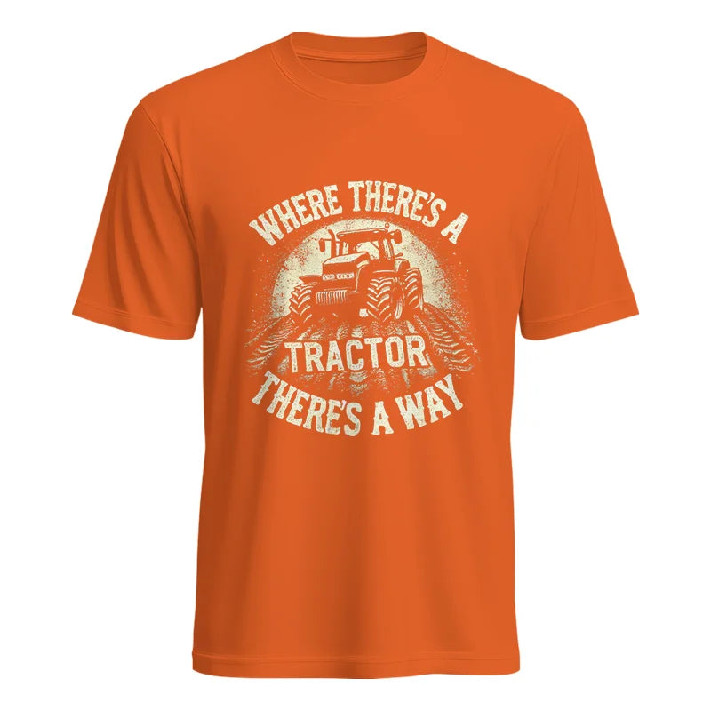 Image of Where There's A Tractor There's A Way 3 - Unisex Heavy Cotton Tee