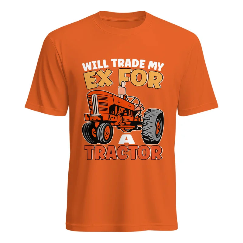 Will Trade My Ex For Tractor - Unisex Heavy Cotton Tee