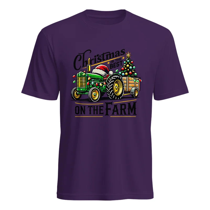 Image of Christmas Is The Best On The Farm 3 - Unisex Heavy Cotton Tee