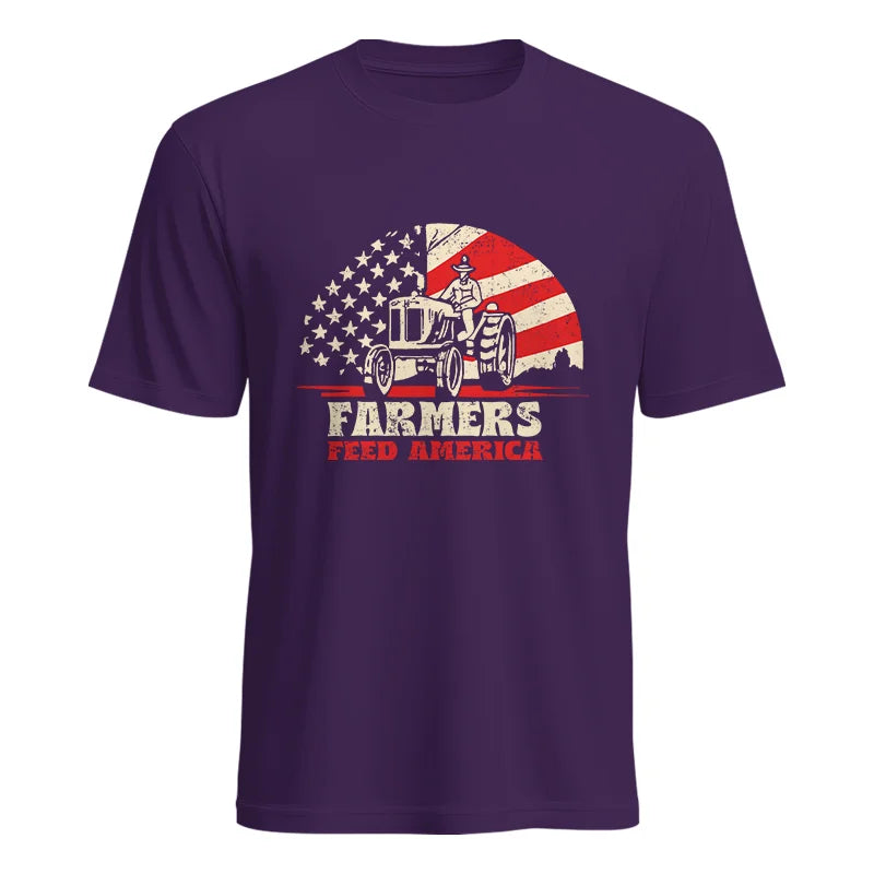 Image of Farmers Feed America Support Farmers - Unisex Heavy Cotton Tee