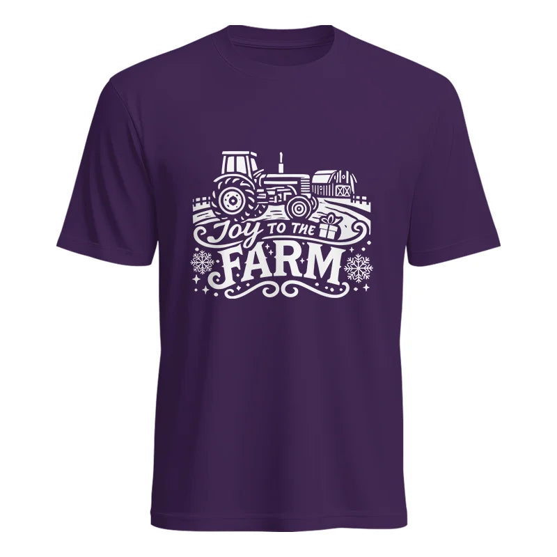 Joy To The Farm 1 - Unisex Heavy Cotton Tee