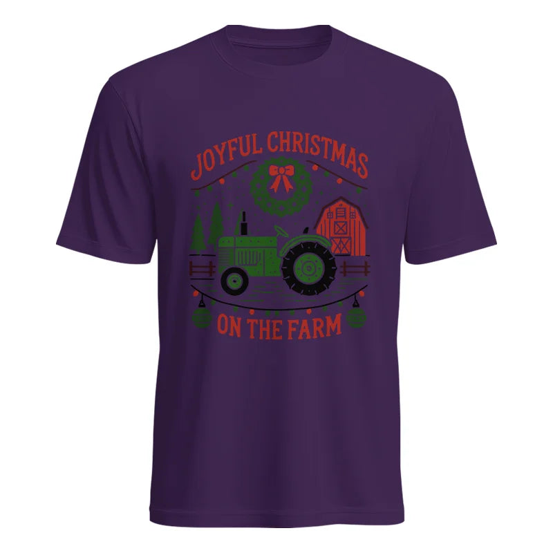 Image of Joyful Christmas On The Farm 3 - Unisex Heavy Cotton Tee