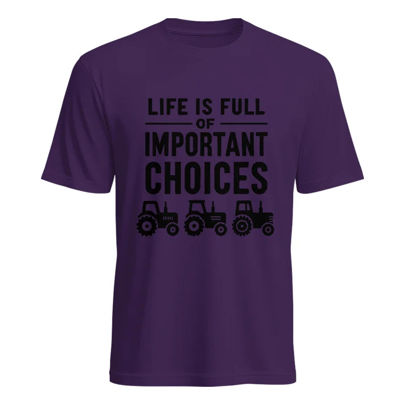 Image of Life Is Full Of Important Choices 27 - Unisex Heavy Cotton Tee