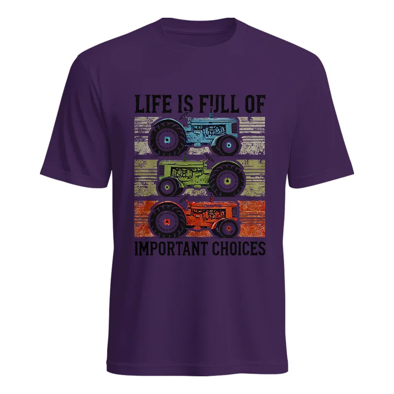 Image of Life Is Full Of Important Choices 3 - Unisex Heavy Cotton Tee