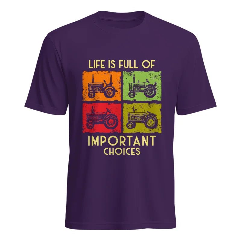 Life Is Full Of Important Choices 33 - Unisex Heavy Cotton Tee