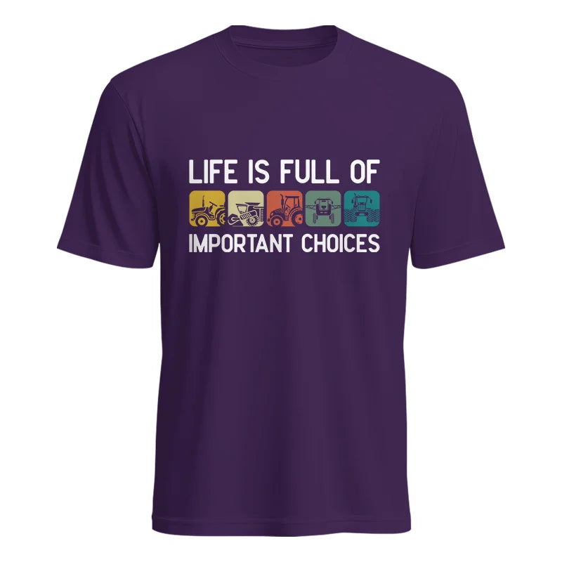 Image of Life Is Full Of Important Choices 40 - Unisex Heavy Cotton Tee