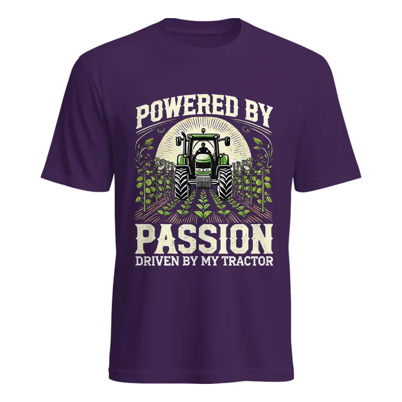 Powered By Passion Driven By My Tractor 3 - Unisex Heavy Cotton Tee