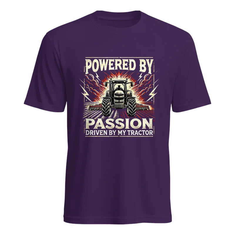 Powered By Passion Driven By My Tractor 4 - Unisex Heavy Cotton Tee