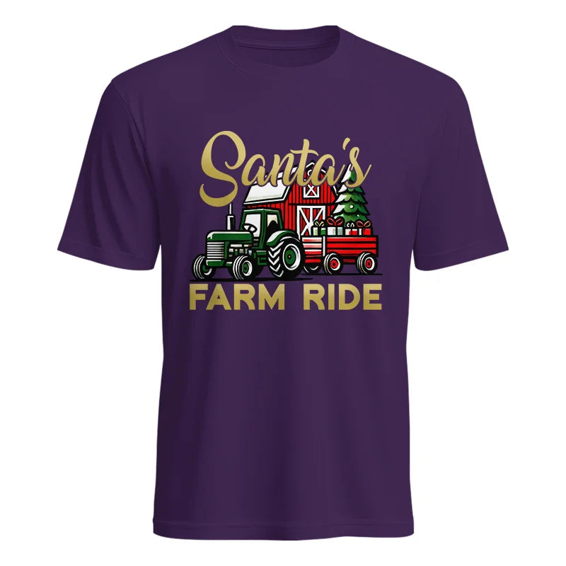 Image of Santa's Farm Ride 2 - Unisex Heavy Cotton Tee