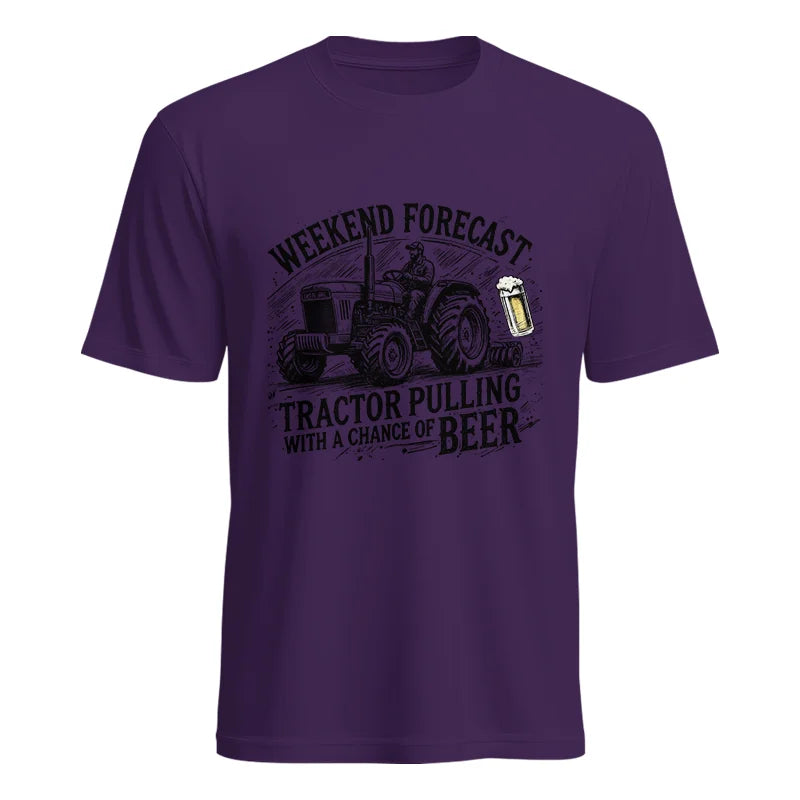 Image of Tractor With A Chance Of Beer - Unisex Heavy Cotton Tee