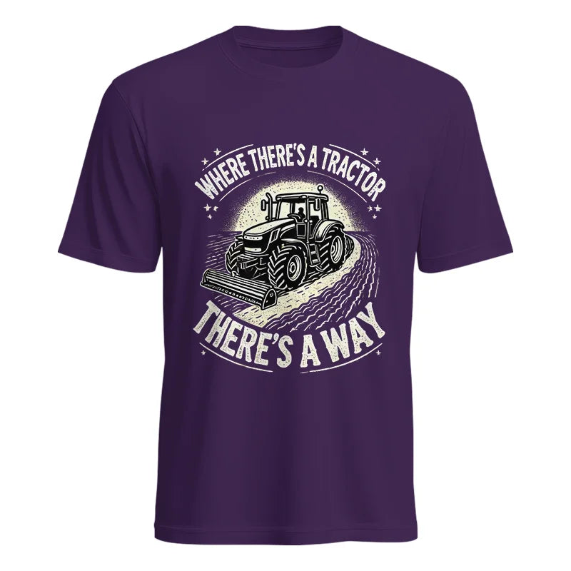 Image of Where There's A Tractor There's A Way 1 - Unisex Heavy Cotton Tee