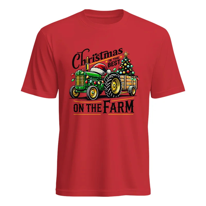 Christmas Is The Best On The Farm 3 - Unisex Heavy Cotton Tee