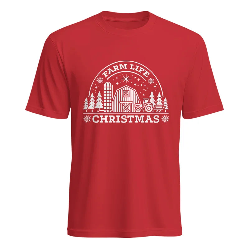 Farm Life Christmas 4 - Unisex Heavy Cotton Tee