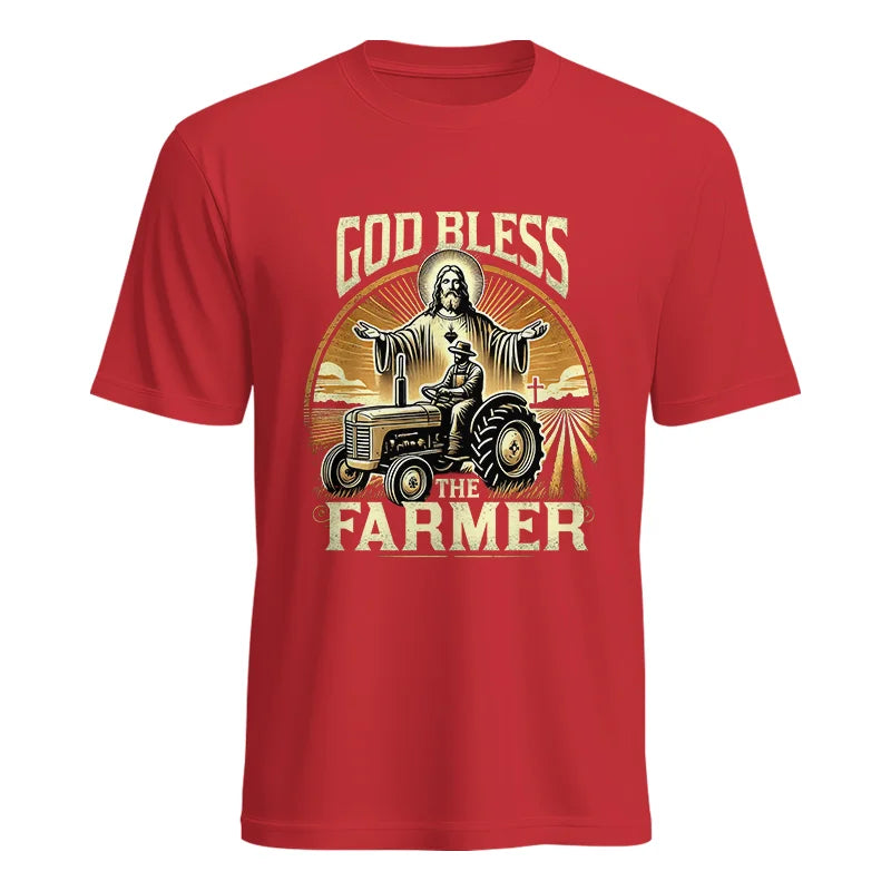 Image of God Bless The Farmer 1 - Unisex Heavy Cotton Tee