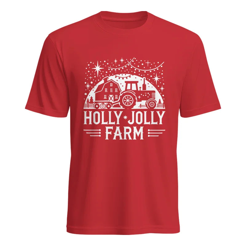 Holly Jolly Farm 2 - Unisex Heavy Cotton Tee