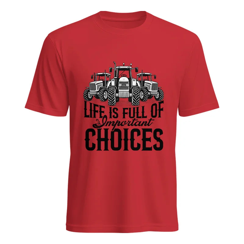 Image of Life Is Full Of Important Choices 2 - Unisex Heavy Cotton Tee