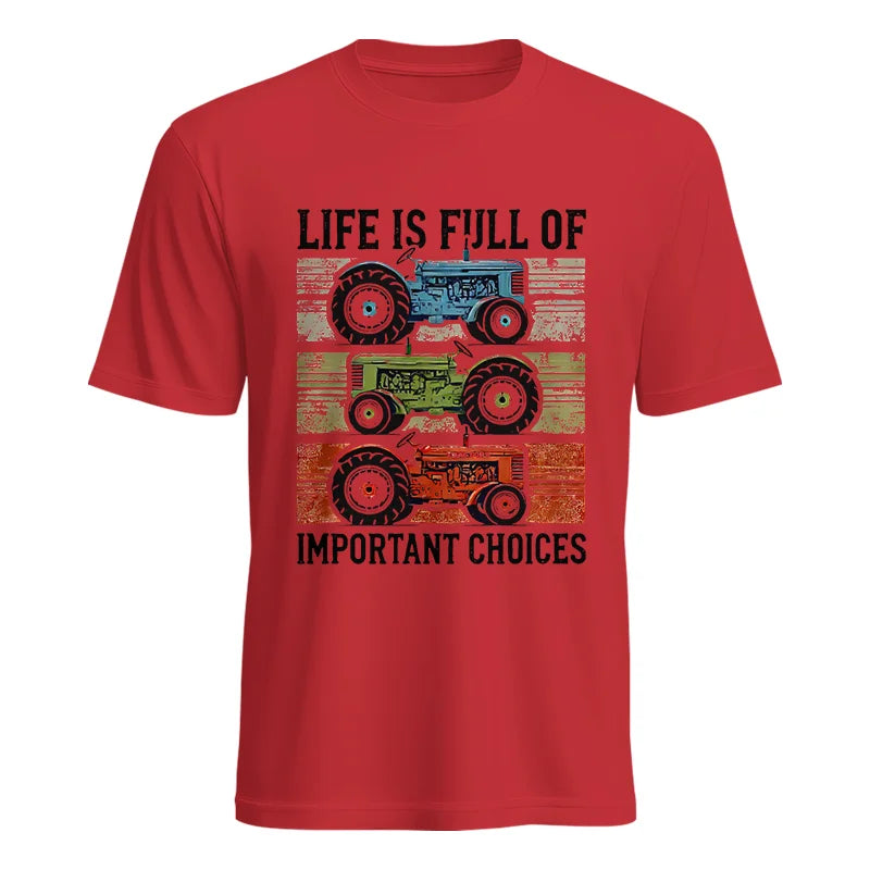 Image of Life Is Full Of Important Choices 3 - Unisex Heavy Cotton Tee