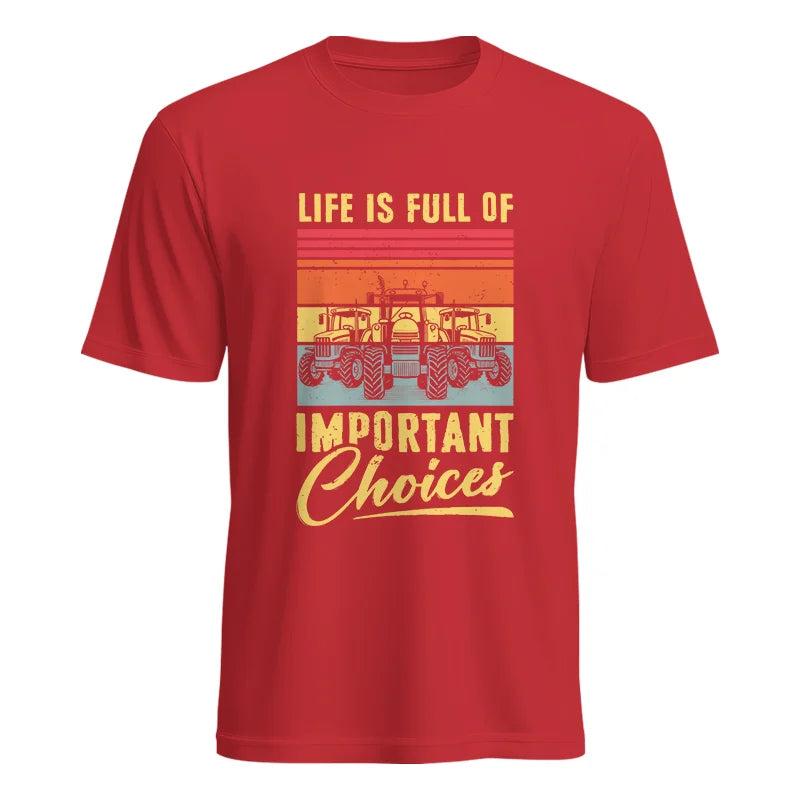 Image of Life Is Full Of Important Choices 39 - Unisex Heavy Cotton Tee