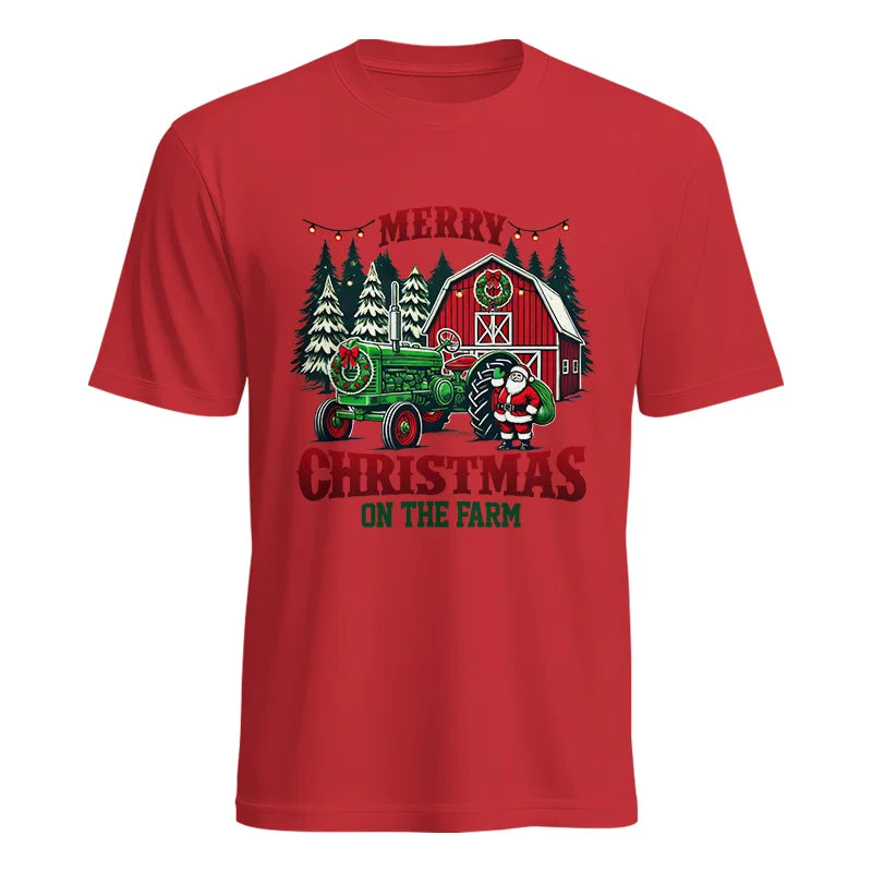 Merry Christmas On The Farm 3 - Unisex Heavy Cotton Tee