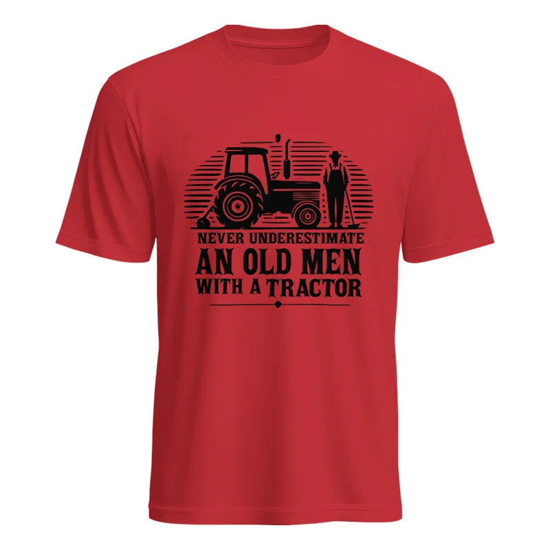 Image of Never Underestimate An Old Men With A Tractor - Unisex Heavy Cotton Tee