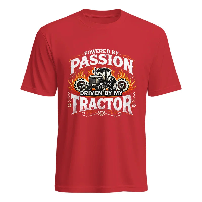 Powered By Passion Driven By My Tractor 1 - Unisex Heavy Cotton Tee