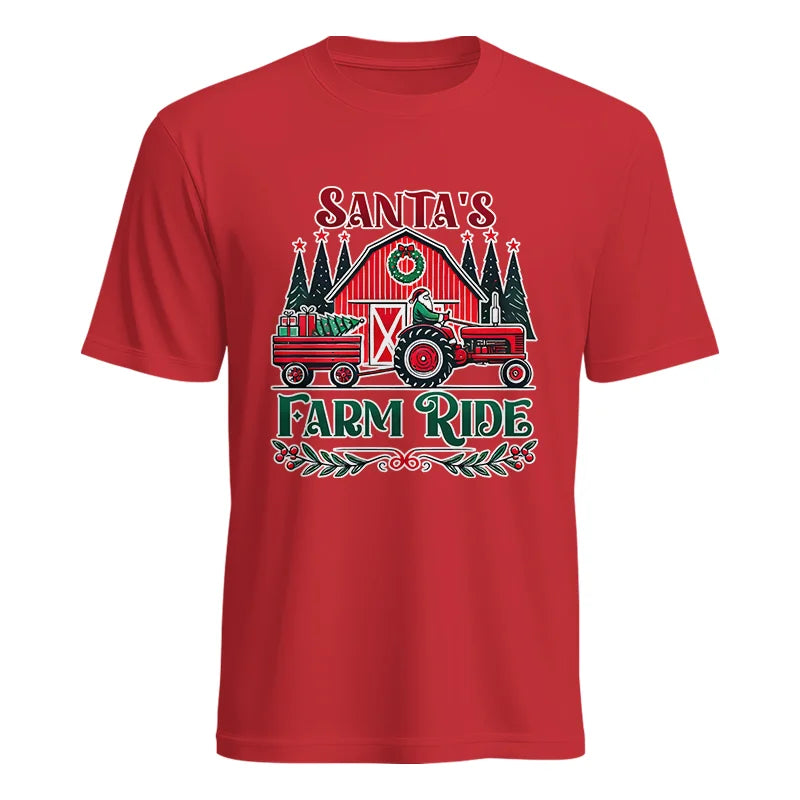 Santa's Farm Ride 1 - Unisex Heavy Cotton Tee