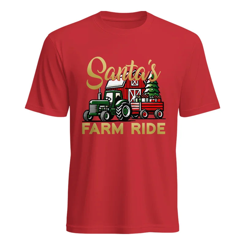 Image of Santa's Farm Ride 2 - Unisex Heavy Cotton Tee