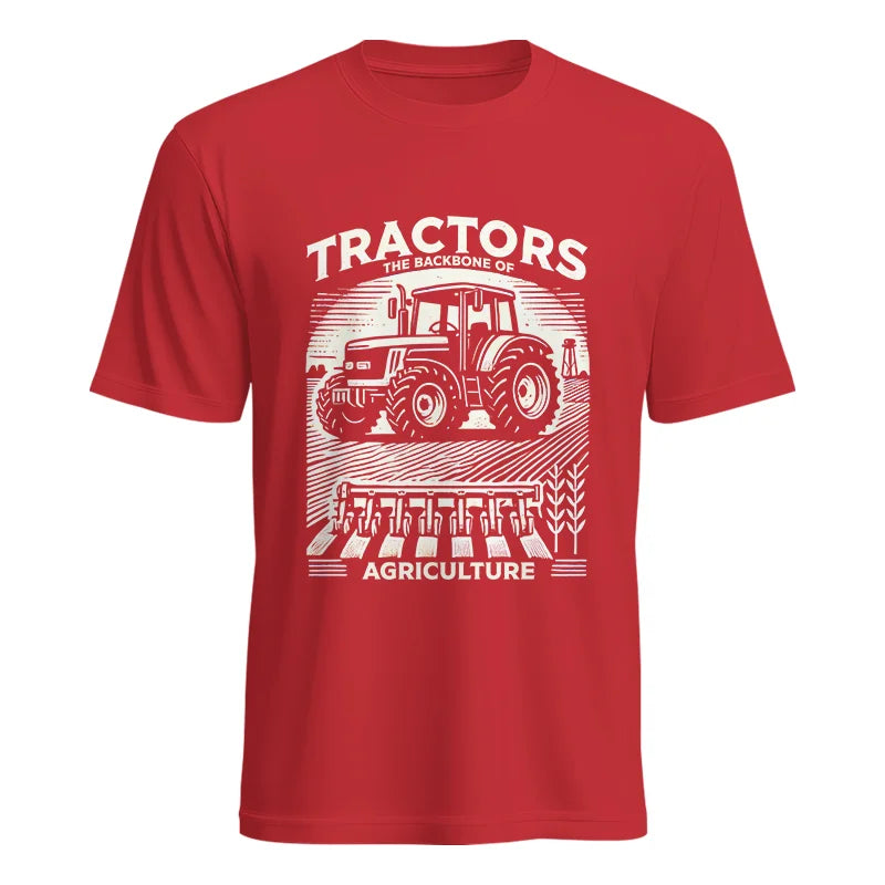 Image of Tractors The Backbone Of Agriculture - Unisex Heavy Cotton Tee