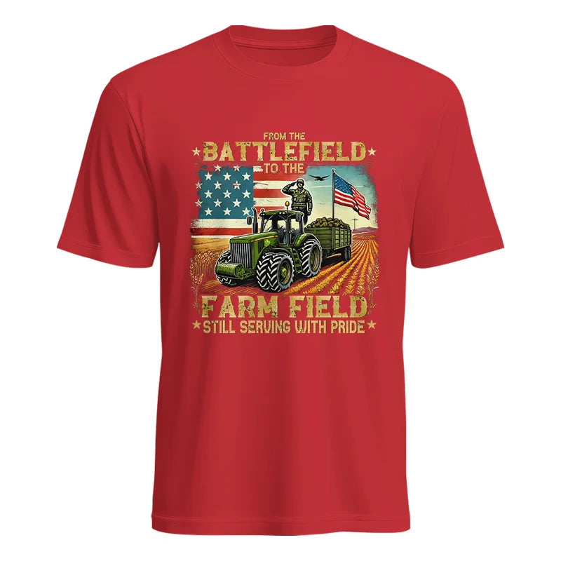 Veteran Farmer From The Battlefield To The Farm Field 2 - Unisex Heavy Cotton Tee