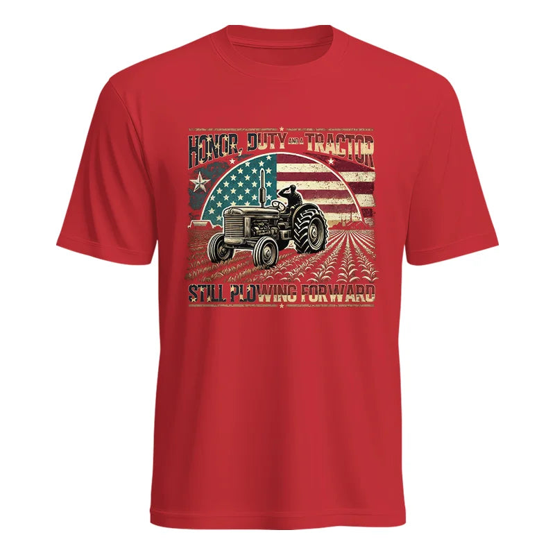 Veteran Farmer Honor Duty And A Tractor 1 - Unisex Heavy Cotton Tee