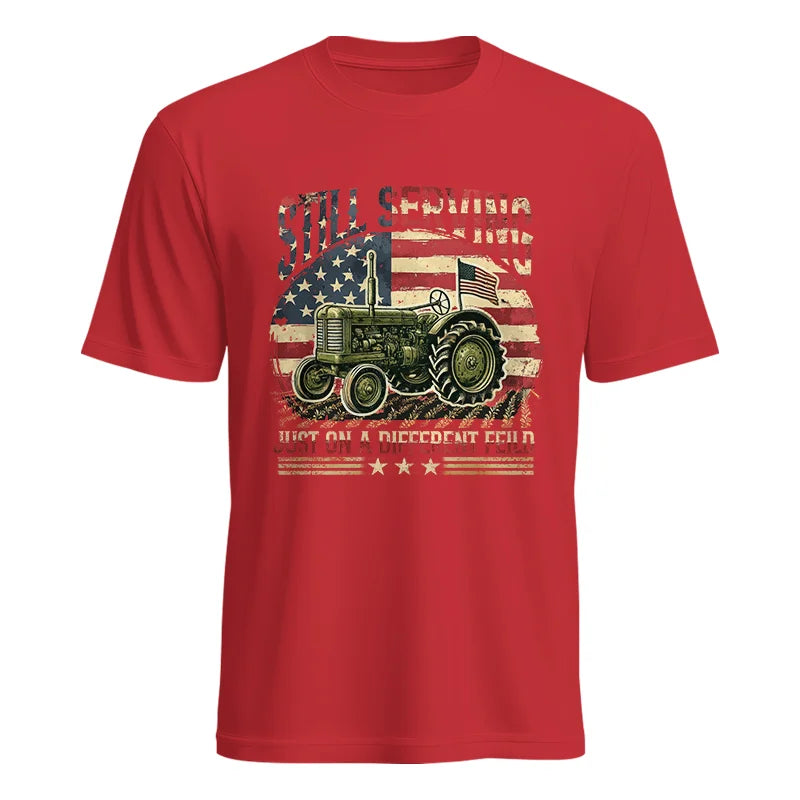 Image of Veteran Farmer Still Serving 10 - Unisex Heavy Cotton Tee