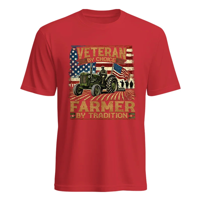 Image of Veteran Farmer Veteran By Choice_Farmer By Tradition - Unisex Heavy Cotton Tee