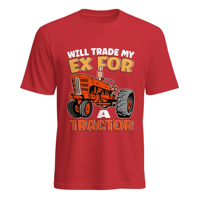 Image of Will Trade My Ex For Tractor - Unisex Heavy Cotton Tee