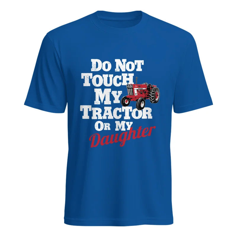 Image of Do Not Touch My Tractor Or My Daughter - Unisex Heavy Cotton Tee