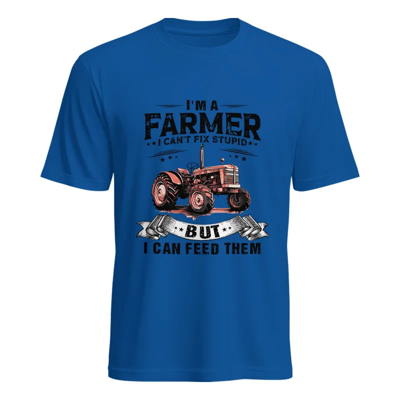 Image of Farmer Can't Fix Stupid - Unisex Heavy Cotton Tee