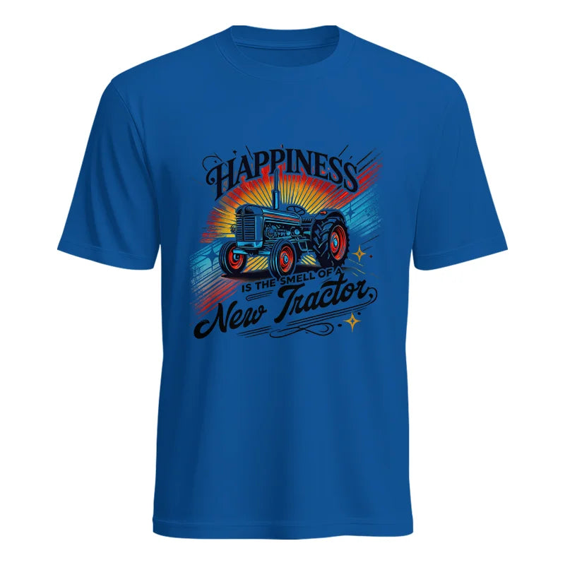 Image of Happiness Is The Smell Of A New Tractor - Unisex Heavy Cotton Tee