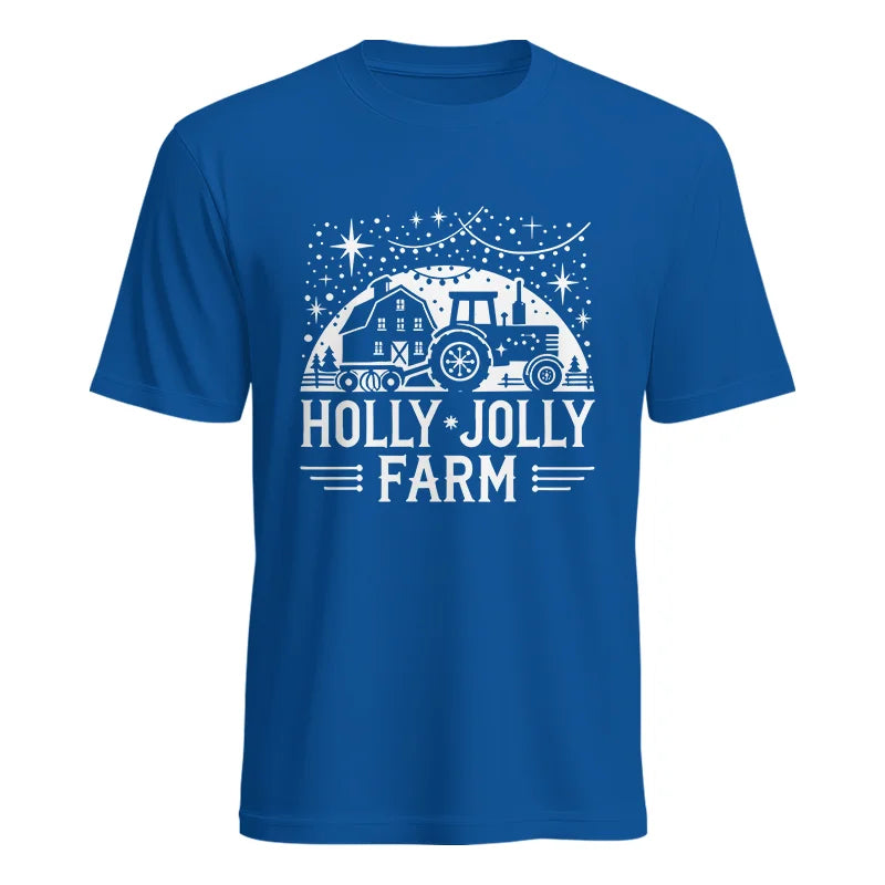 Holly Jolly Farm 2 - Unisex Heavy Cotton Tee