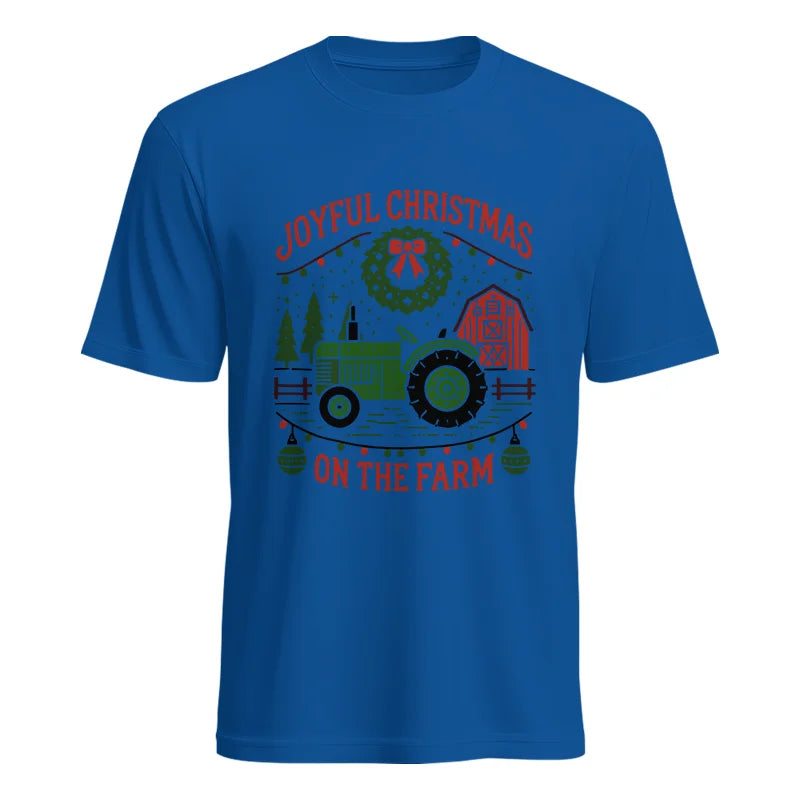 Image of Joyful Christmas On The Farm 3 - Unisex Heavy Cotton Tee