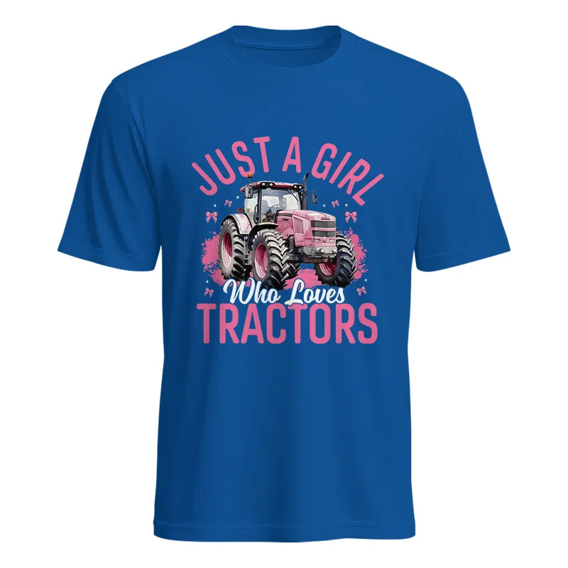 Just A Girl Who Loves Tractors 2 - Unisex Heavy Cotton Tee