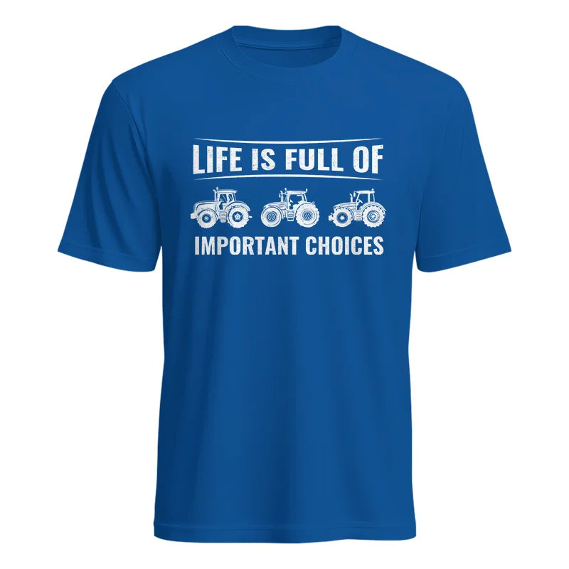 Image of Life Is Full Of Important Choices 16 - Unisex Heavy Cotton Tee