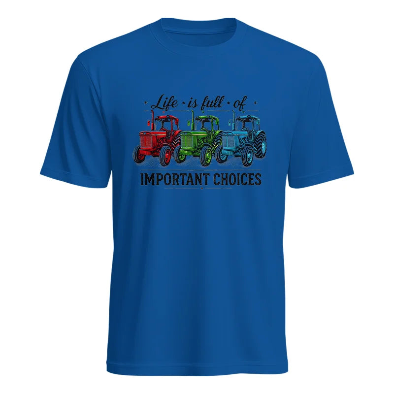 Image of Life Is Full Of Important Choices 6 - Unisex Heavy Cotton Tee