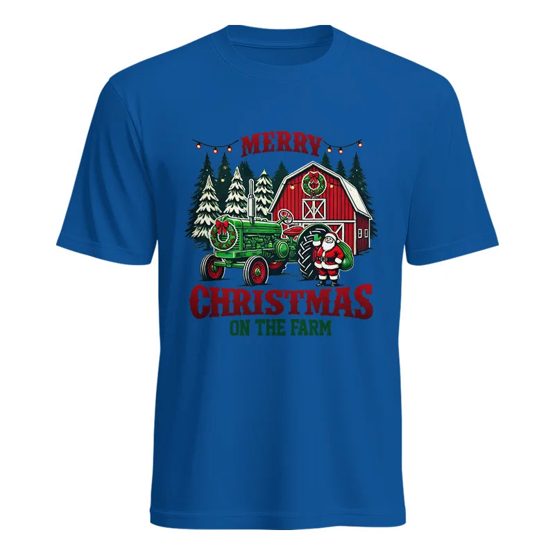 Merry Christmas On The Farm 3 - Unisex Heavy Cotton Tee