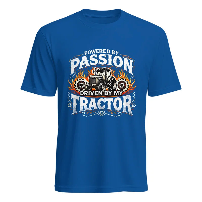 Powered By Passion Driven By My Tractor 1 - Unisex Heavy Cotton Tee